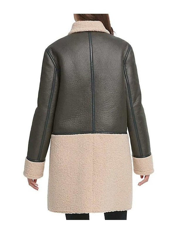 Zari Tomaz Legends of Tomorrow Season 5 Shearling Coat