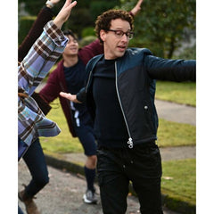 Zoey’s Extraordinary Playlist Noah Weisberg Black Bomber Jacket