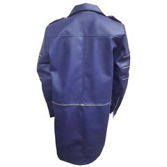 Adam Lambert Purple Leather Coat