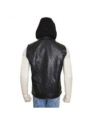 AJ Styles Hoodie Leather Vest