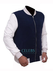 Ansel Elgort Baby Driver Varsity Bomber Jacket