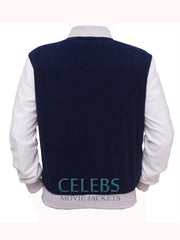 Ansel Elgort Baby Driver Varsity Bomber Jacket