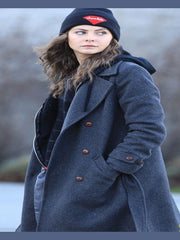 Arrow Willa Holland Wool Blue Coat