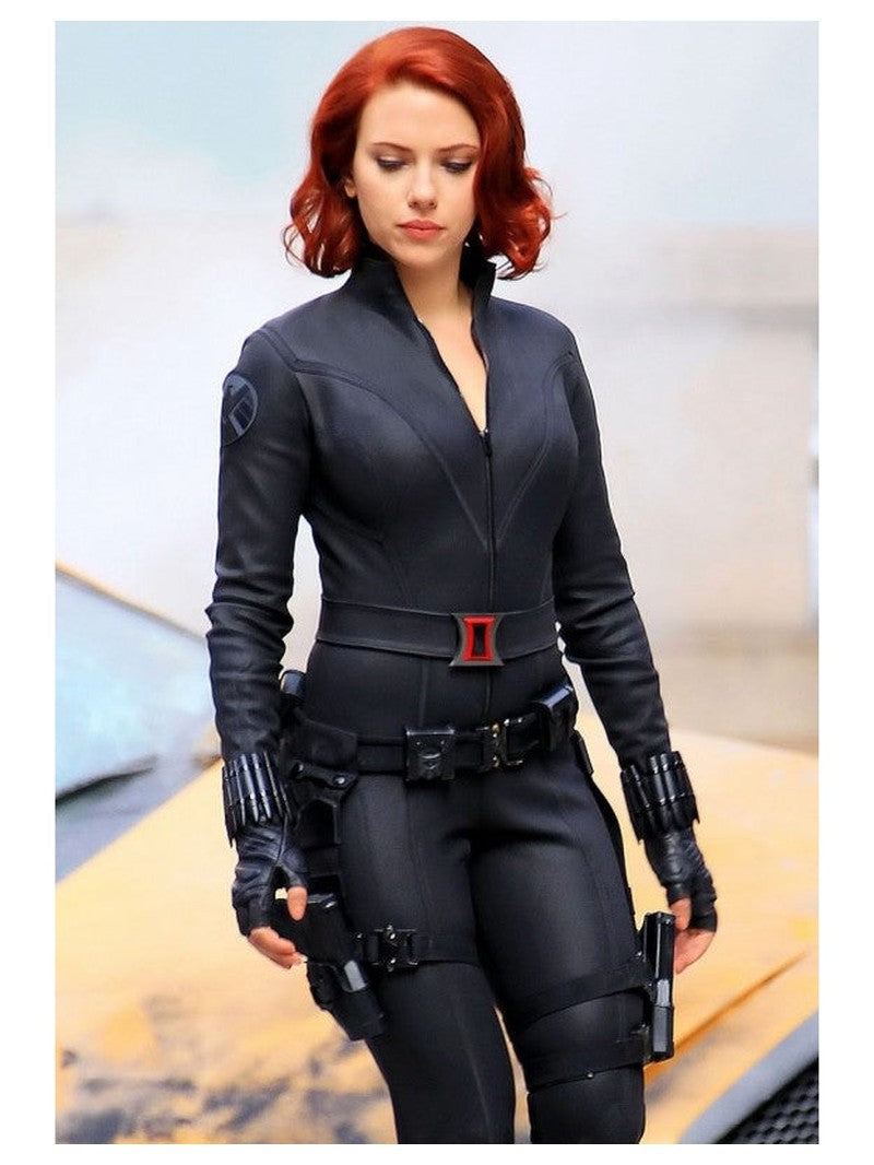 Avengers Age Of Ultron Black Widow Jacket