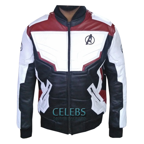 Avengers Endgame Quantum Realm Leather Jacket