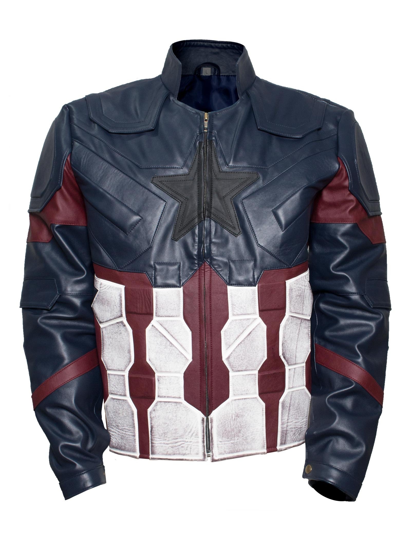 Avengers Infinity War Captain America Costume Leather Jacket