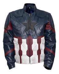 Avengers Infinity War Captain America Costume Leather Jacket