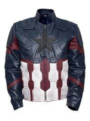 Avengers Infinity War Captain America Costume Leather Jacket