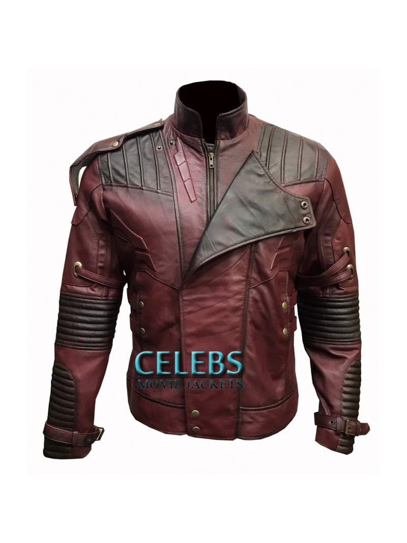 Avengers Infinity War Waxed Star Lord Jacket