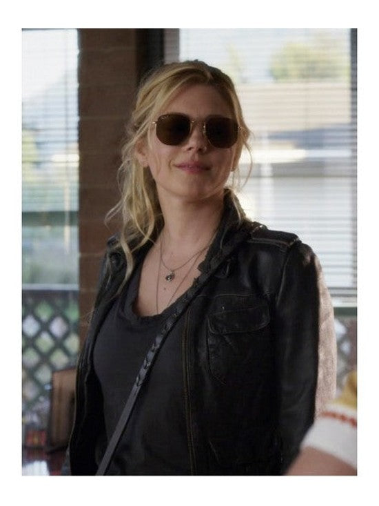 Big Sky Jenny Hoyt Leather Black Jacket