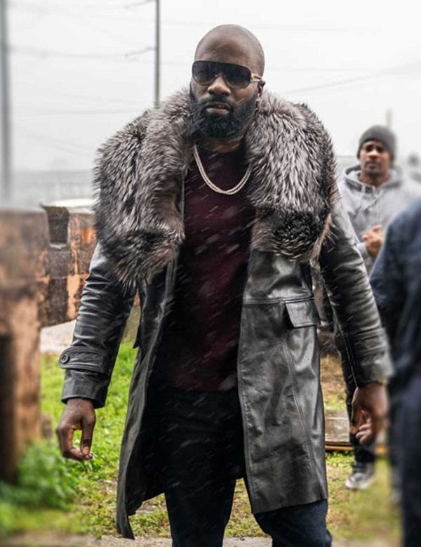 Black And Blue Darius Coat