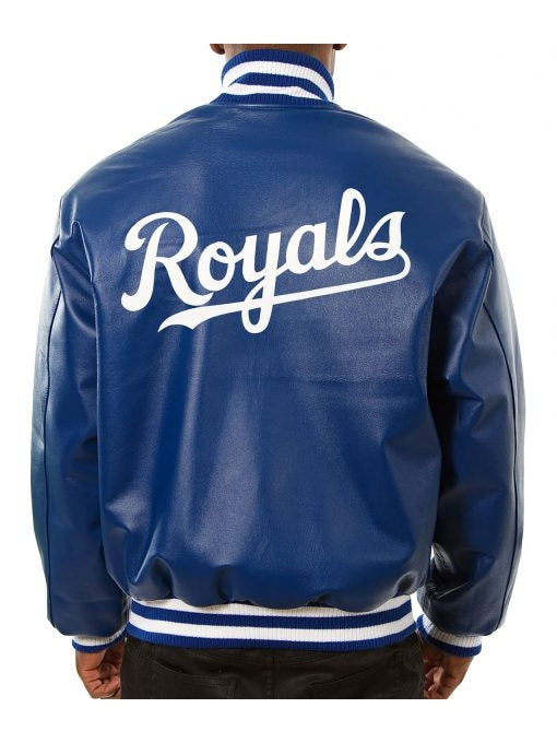 Kansas City Royals Varsity Leather Jacket