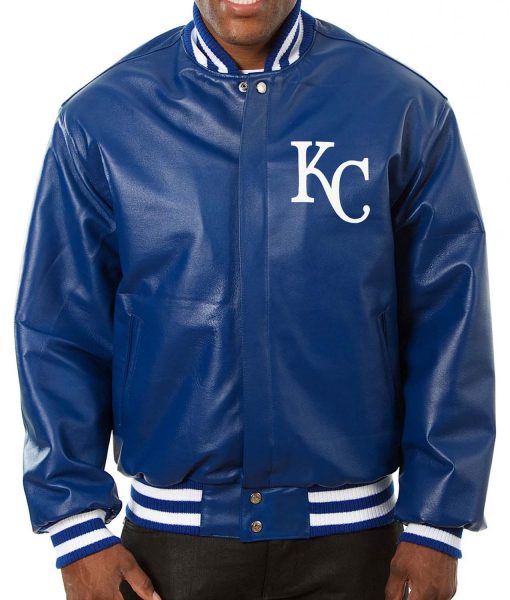 Kansas City Royals Varsity Leather Jacket