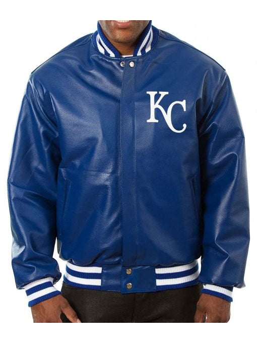 Kansas City Royals Varsity Leather Jacket