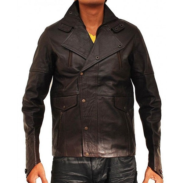 John Travolta From Paris with Love Leather Jacket