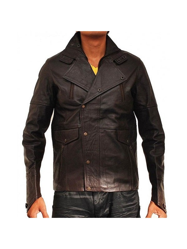 John Travolta From Paris with Love Leather Jacket