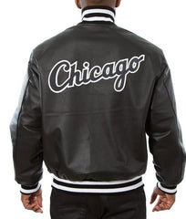 Chicago White Sox Varsity Black Leather Jacket