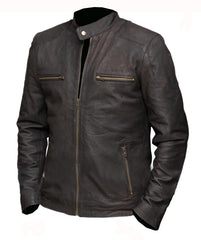 Civil War Steve Rogers Brown Leather Jacket