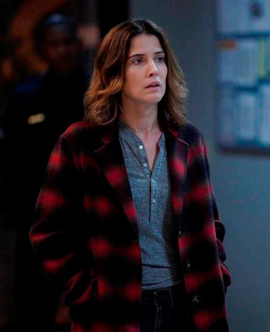 Stumptown Cobie Smulders Plaid Coat