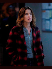Stumptown Cobie Smulders Plaid Coat