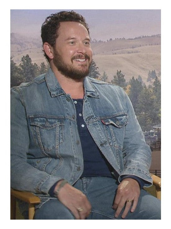 Cole Hauser Yellowstone Rip Wheeler Denim Jacket