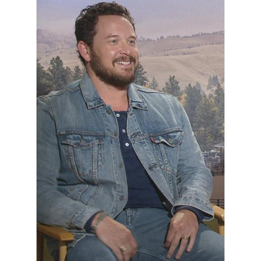Cole Hauser Yellowstone Rip Wheeler Denim Jacket