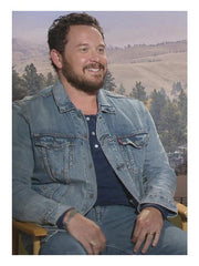 Cole Hauser Yellowstone Rip Wheeler Denim Jacket
