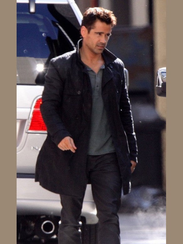 Total Recall Douglas Quaid Leather Coat