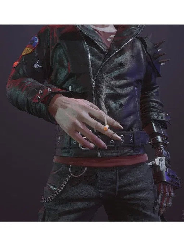 Cyberpunk 2077 Dracula Leather Jacket