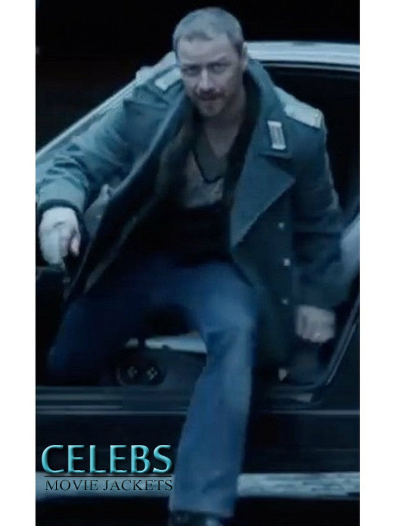 Atomic Blonde James McAvoy Black Coat