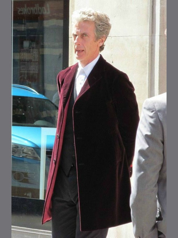 Peter Capaldi Doctor Who Maroon Coat