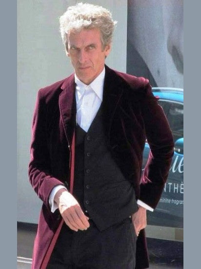 Peter Capaldi Doctor Who Maroon Coat