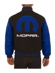 Dodge Mopar Royal Blue and Black Varsity Jacket