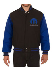 Dodge Mopar Royal Blue and Black Varsity Jacket