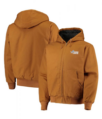 Dunbrooke Tan Detroit Lions Hooded Jacket