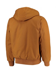 Dunbrooke Tan Detroit Lions Hooded Jacket