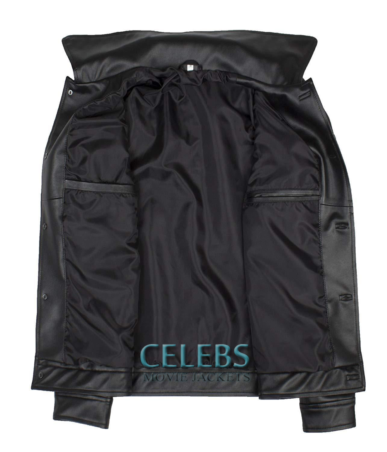 King Of Rock Elvis Presley Black Leather Jacket