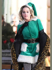 Last Christmas Emilia Clarke Green Coat