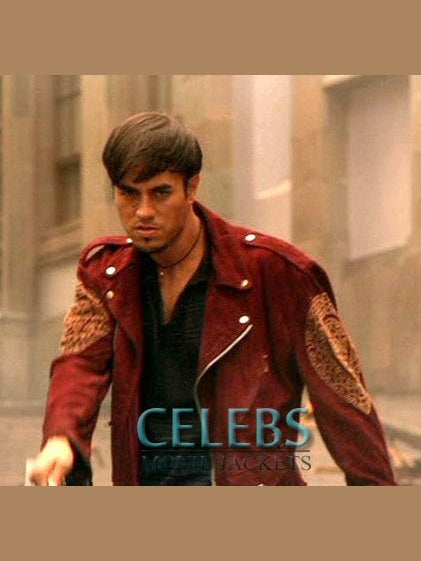 Once Upon A Time In Mexico Enrique Iglesias Red Jacket