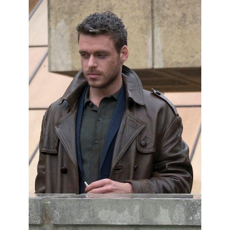 Eternals Ikaris Brown Leather Coat