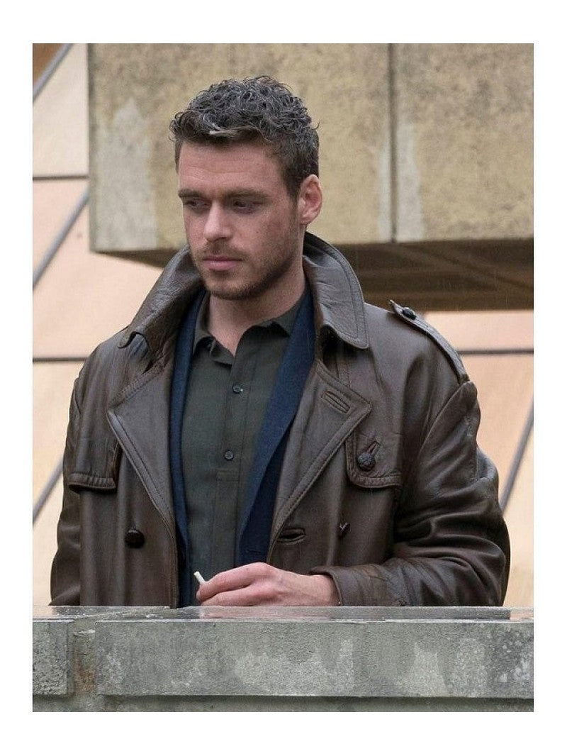 Eternals Ikaris Brown Leather Coat