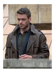 Eternals Ikaris Brown Leather Coat