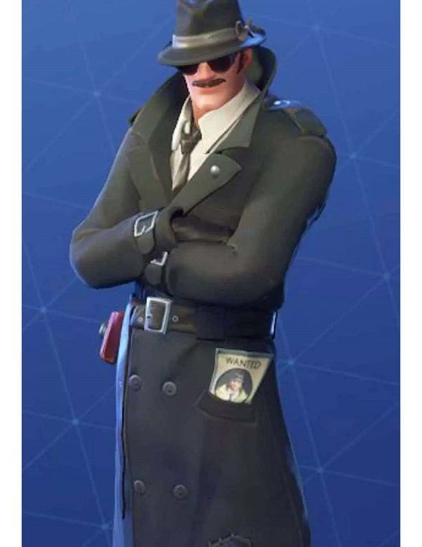 Noir Skin Fortnite Wool Coat
