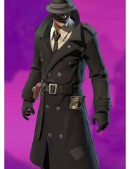 Noir Skin Fortnite Wool Coat