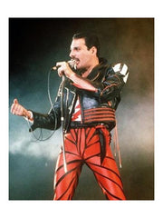 Freddie Mercury Queen Band Red And Black Arrow Jacket