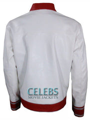Freddie Mercury White Jacket with Red Belts