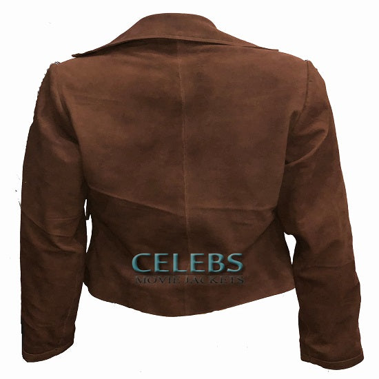 Justice League Gal Gadot Suede Jacket