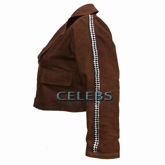 Justice League Gal Gadot Suede Jacket