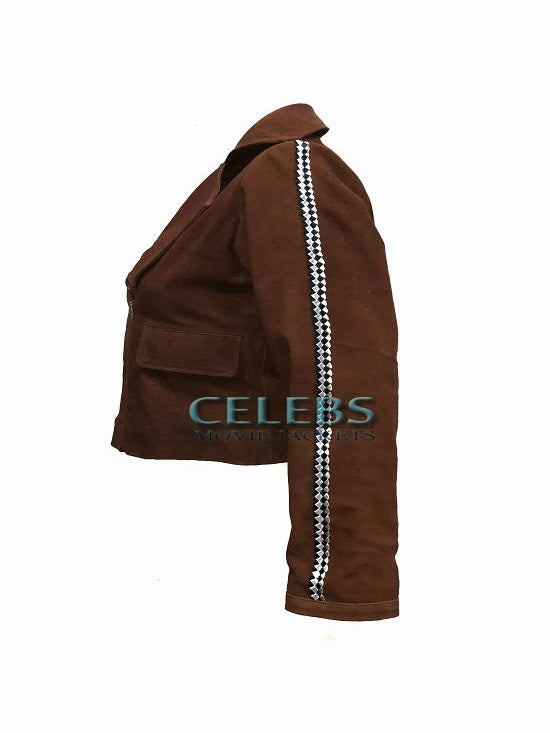 Justice League Gal Gadot Suede Jacket