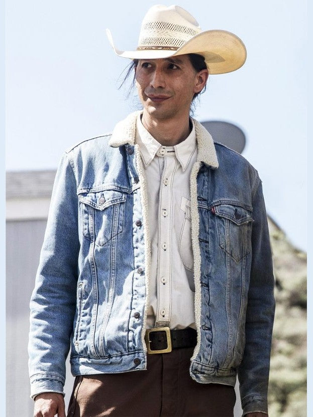 Gerald Tokala Yellowstone Sam Stands Alone Denim Jacket